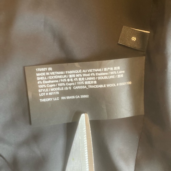 Theory Carissa Blazer 8 - Picture 6 of 6
